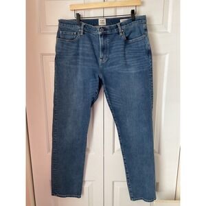 Huckberry Flint And Tinder Straight Fit Mens Blue Denim Jeans 34x32